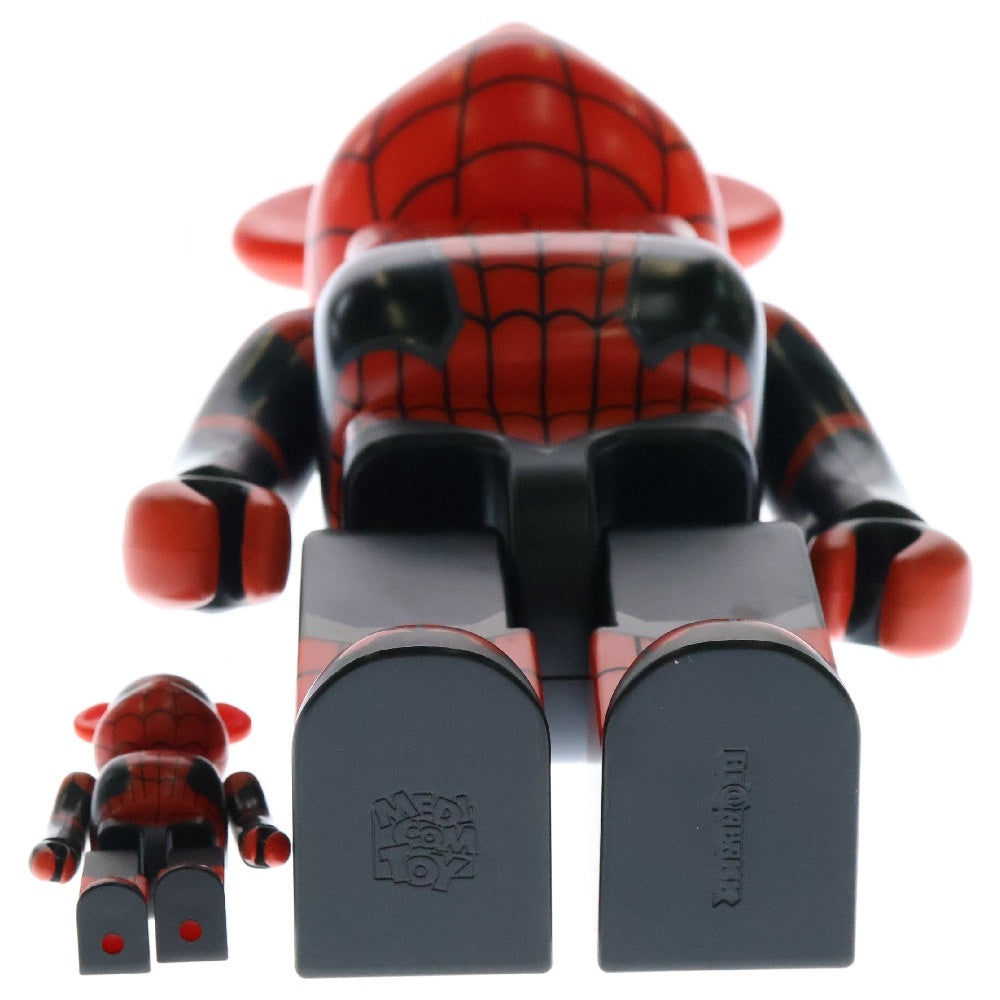 MEDICOM TOY(メディコムトイ) BE@RBRICK MARVEL SPIDER-MAN 100%/400% ベアブリック マーベル スパイダーマン フィギュア 人形 レッド