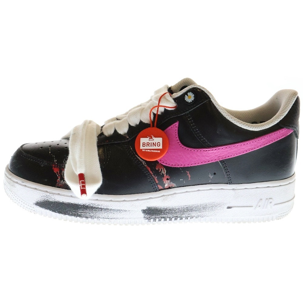 NIKE(ナイキ) × PEACEMINUSONE AIR FORCE 1 LOW 07 PARA-NOISE 3.0 G-DRAGON ピースマイナスワン エアフォース 1 ローカットスニーカー ブラック US9/27.0cm AQ3692-004