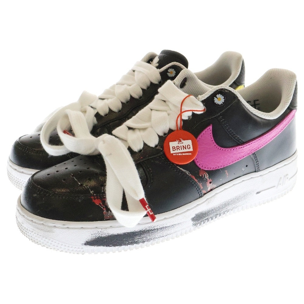 NIKE(ナイキ) × PEACEMINUSONE AIR FORCE 1 LOW 07 PARA-NOISE 3.0 G-DRAGON ピースマイナスワン エアフォース 1 ローカットスニーカー ブラック US9/27.0cm AQ3692-004