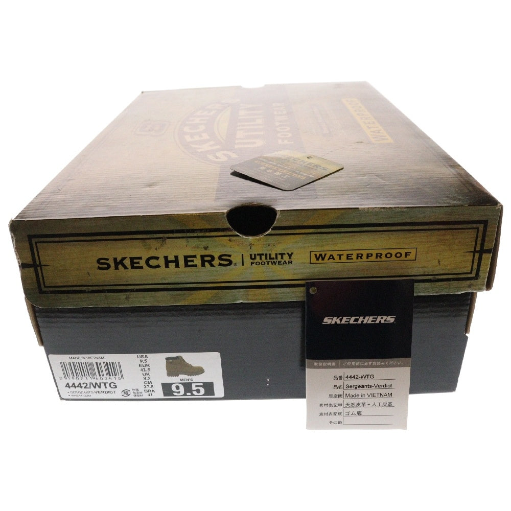 SKECHERS(スケッチャーズ) Sergeants Verdict サージェンツ バーディクト ハイカットブーツ ブラウン US9.5/27.5cm 4442