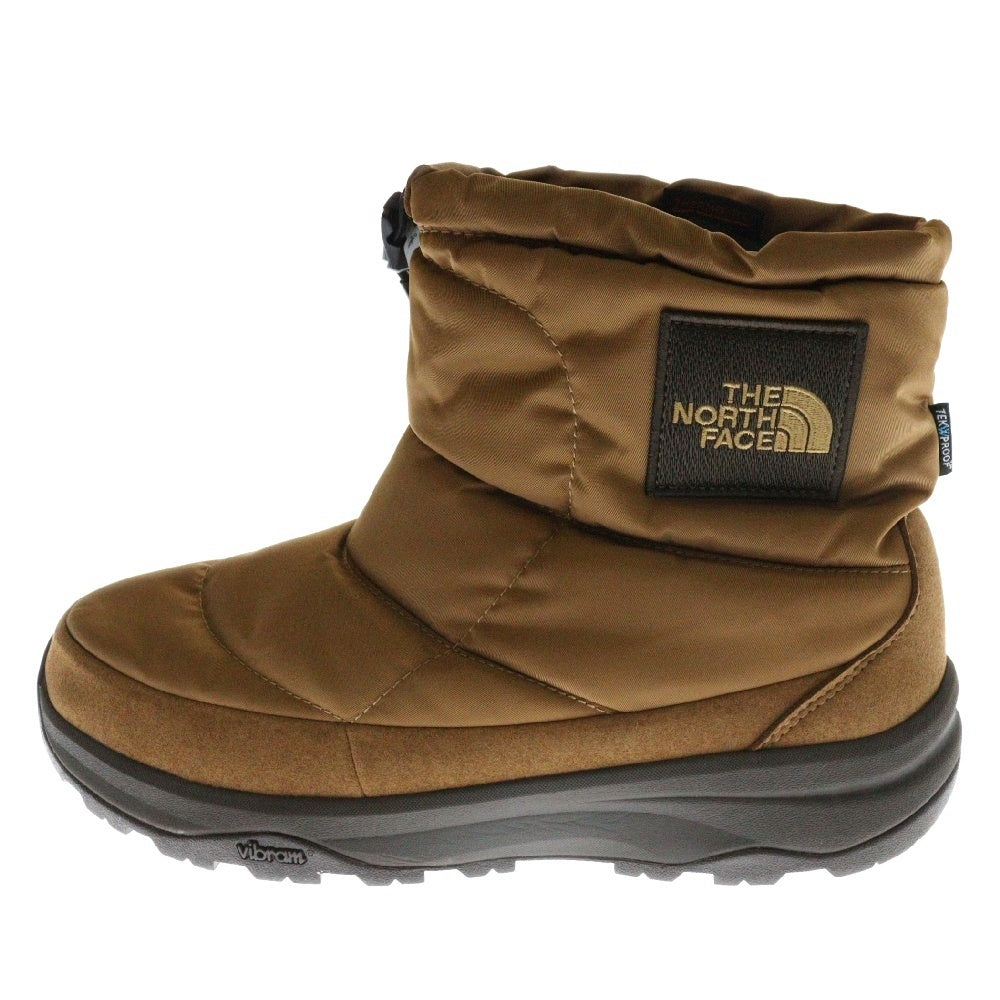 THE NORTH FACE(ザノースフェイス) Nuptse Bootie WP Logo Short ヌプシ ブーティ ウォータープルーフ ブーツ ハイカットシューズ ブラウン US10/28cm NF52076