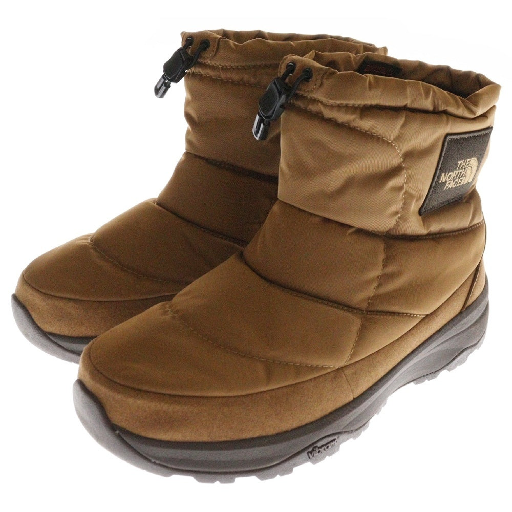 THE NORTH FACE(ザノースフェイス) Nuptse Bootie WP Logo Short ヌプシ ブーティ ウォータープルーフ ブーツ ハイカットシューズ ブラウン US10/28cm NF52076