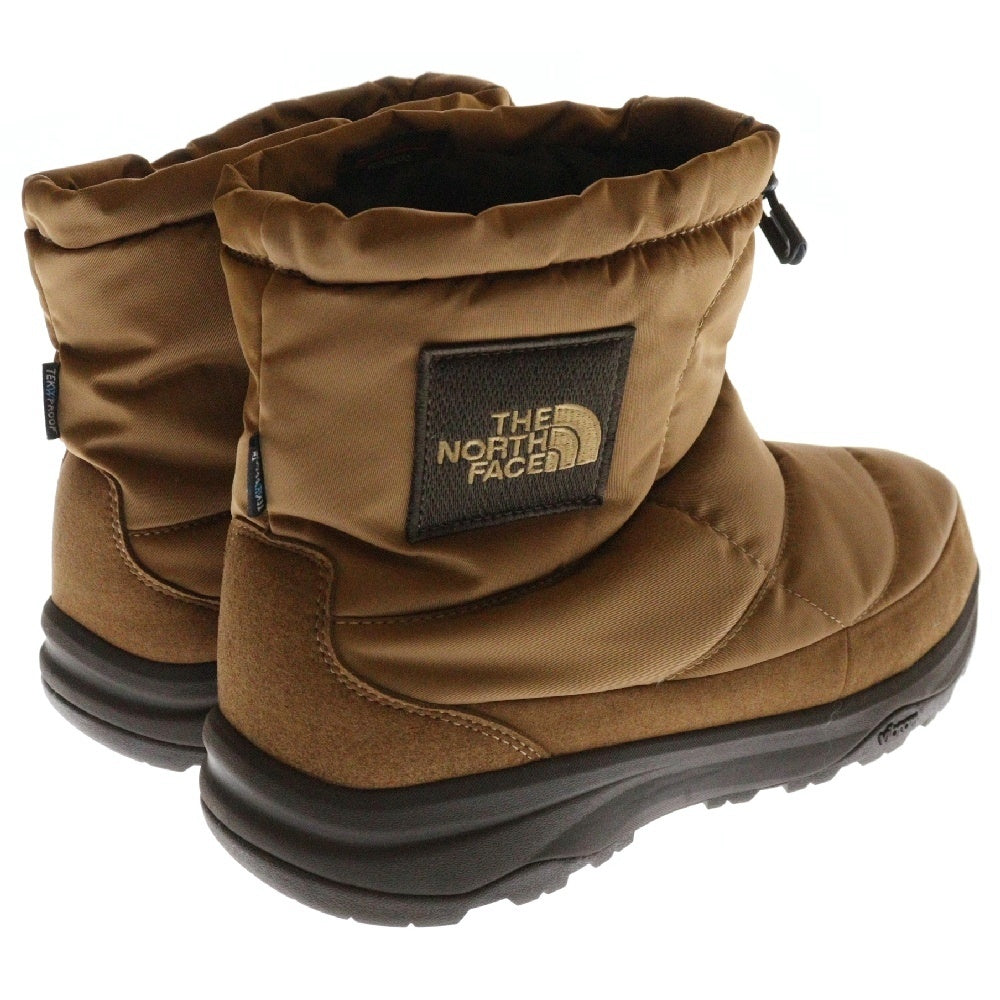 THE NORTH FACE(ザノースフェイス) Nuptse Bootie WP Logo Short ヌプシ ブーティ ウォータープルーフ ブーツ ハイカットシューズ ブラウン US10/28cm NF52076