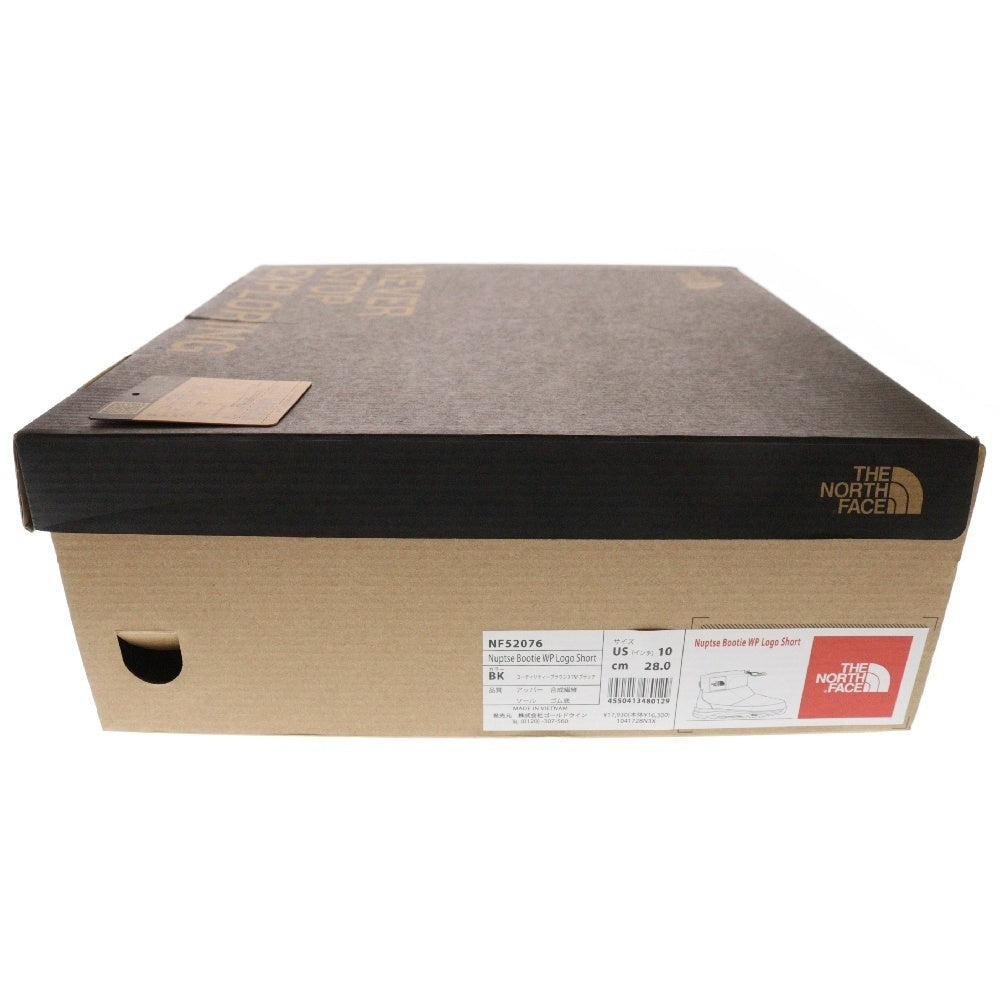 THE NORTH FACE(ザノースフェイス) Nuptse Bootie WP Logo Short ヌプシ ブーティ ウォータープルーフ ブーツ ハイカットシューズ ブラウン US10/28cm NF52076