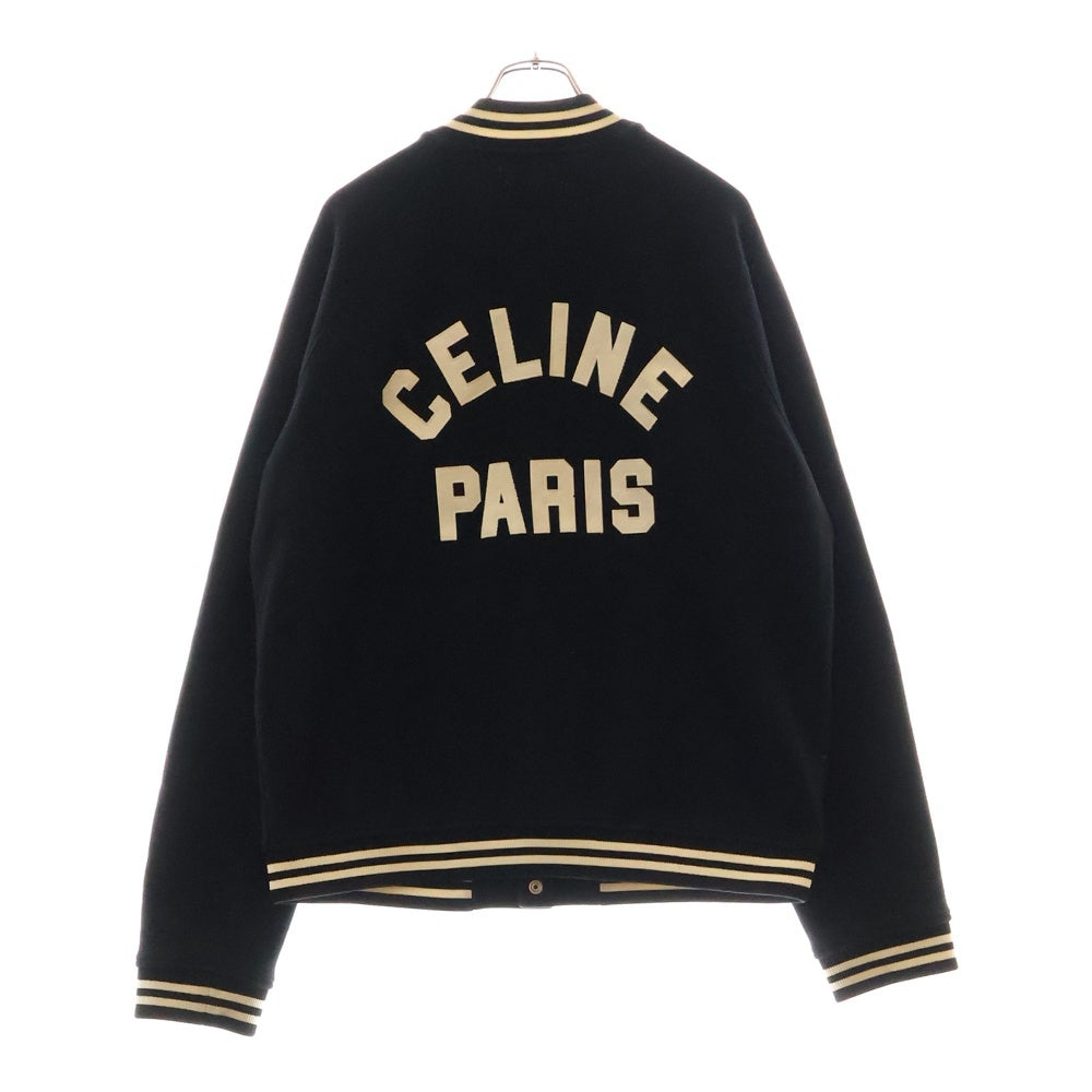 CELINE(セリーヌ) 22AW COLLEGE TEDDY IN COTTON FLEECE テディジャケット ネイビー 2Y29D345F.38W