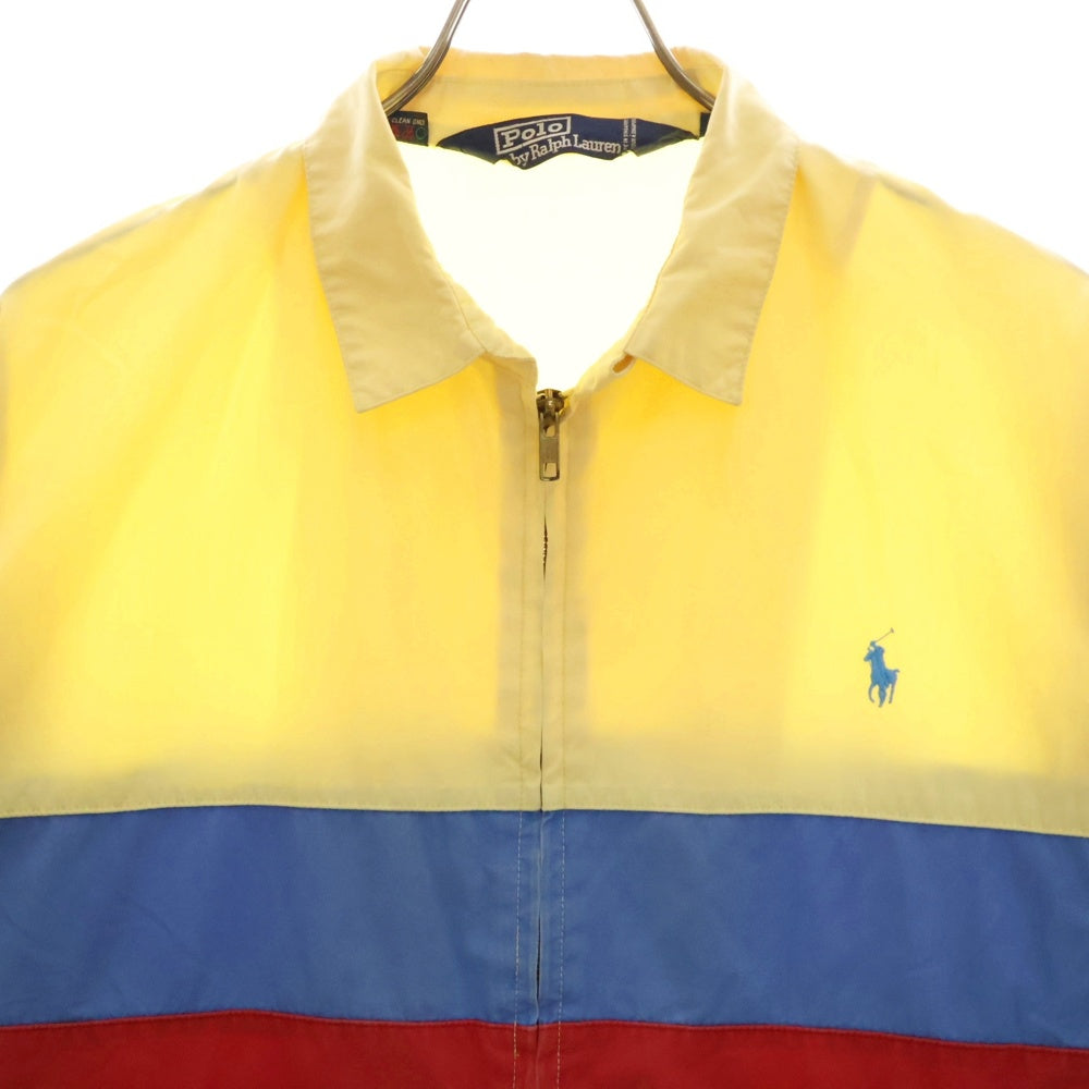 POLO RALPH LAUREN(ポロラルフローレン) Color Block Swing Top ロゴ刺繍 スウィングトップ ジップアップジャケット マルチ
