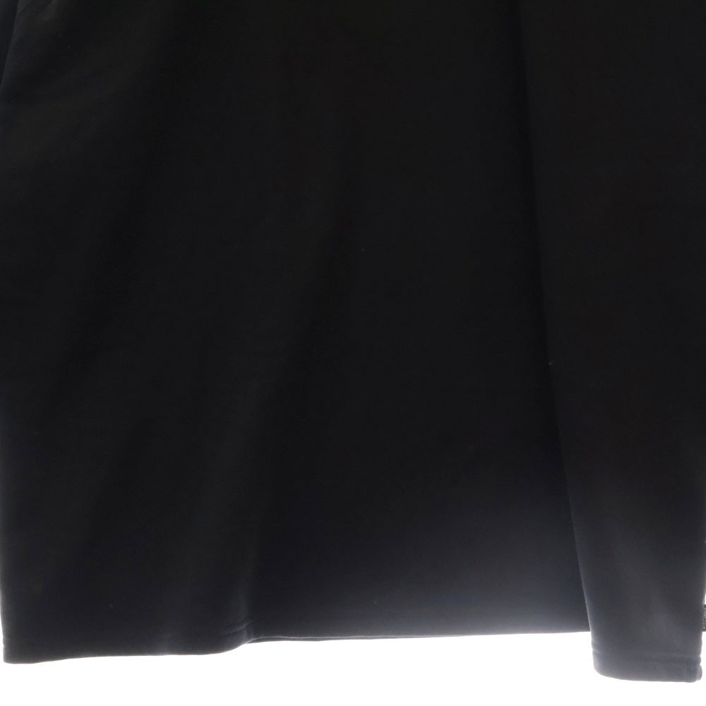 MM6 Maison Margiela(エムエムシックスメゾンマルジェラ) 24SS オーバーサイズ クルーネックスウェットワンピース ブラック S52DA0032 レディース