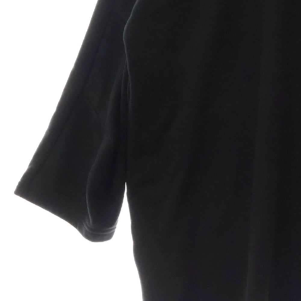 MM6 Maison Margiela(エムエムシックスメゾンマルジェラ) 24SS オーバーサイズ クルーネックスウェットワンピース ブラック S52DA0032 レディース