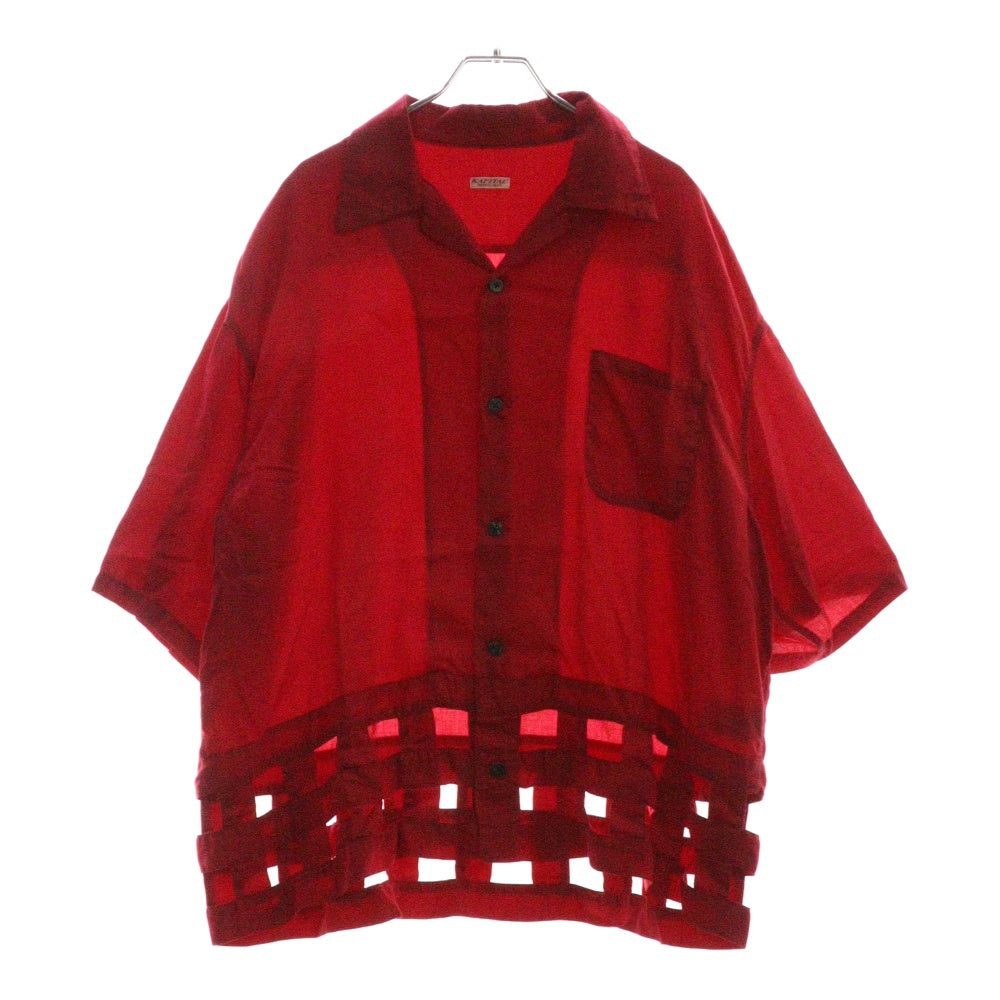 KAPITAL(キャピタル) ウィンドペンアロハシャツ 半袖シャツ レッド K2205SS128