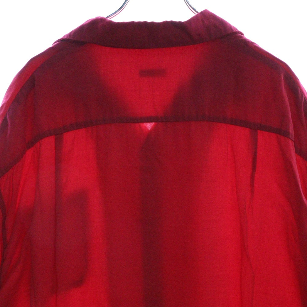 KAPITAL(キャピタル) ウィンドペンアロハシャツ 半袖シャツ レッド K2205SS128