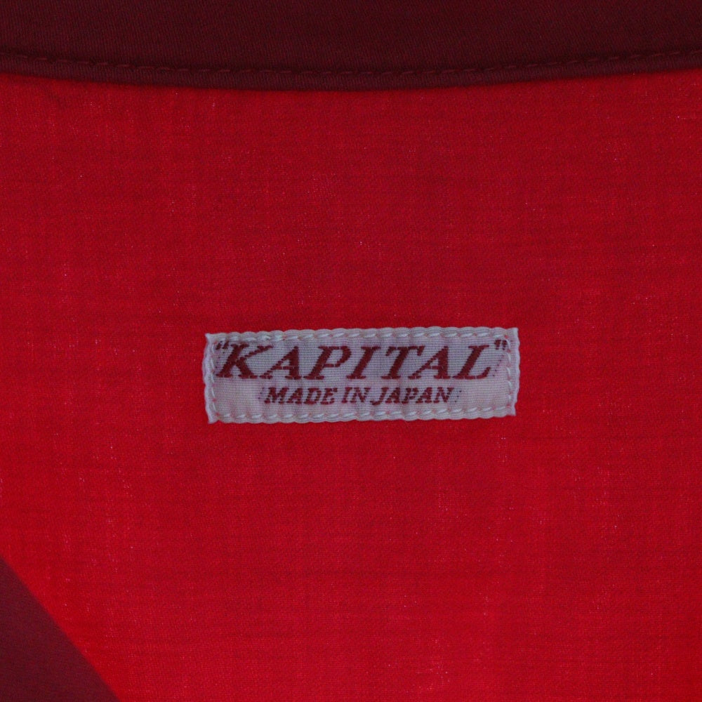 KAPITAL(キャピタル) ウィンドペンアロハシャツ 半袖シャツ レッド K2205SS128