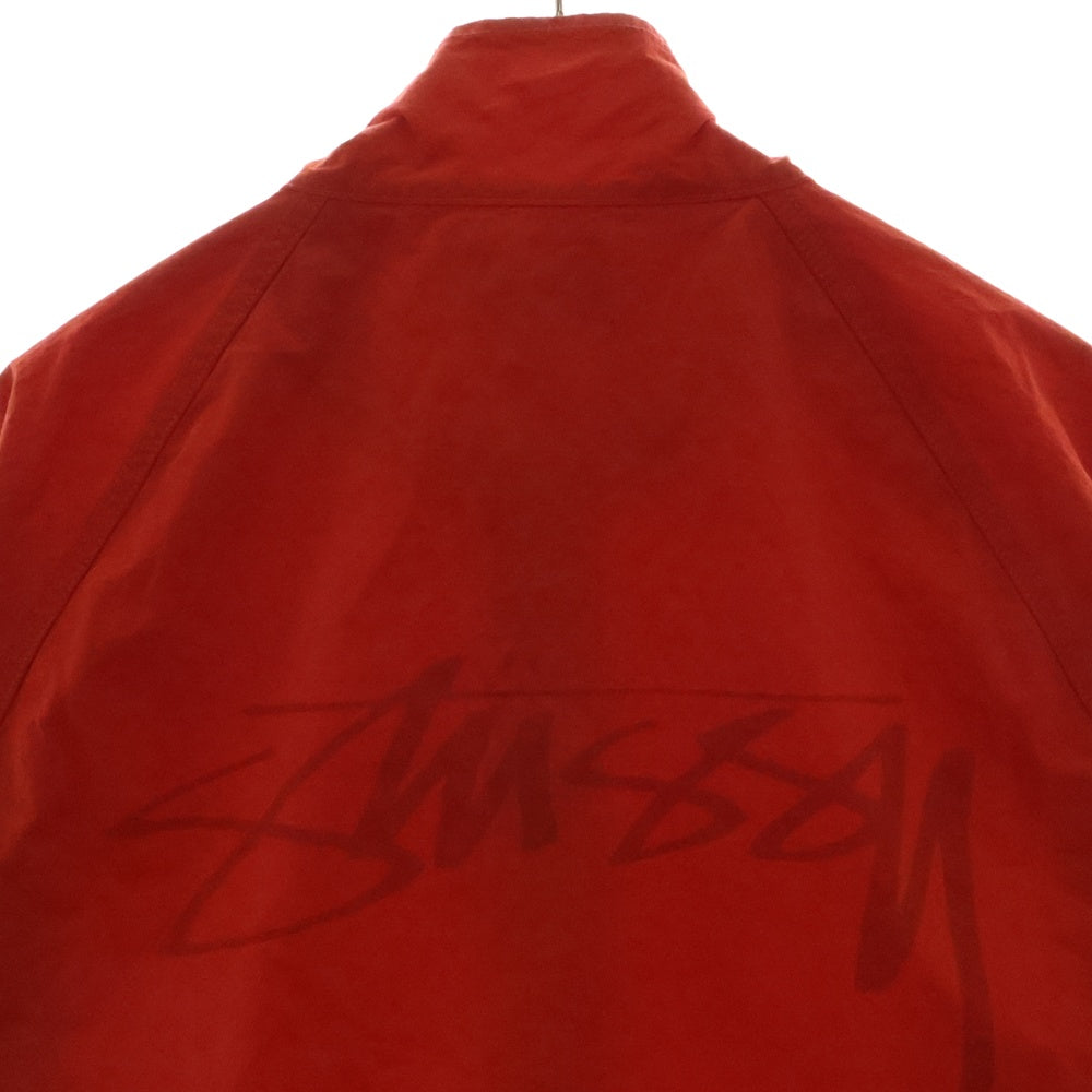 STUSSY(ステューシー) ジップアップナイロンジャケット ブルゾン レッド