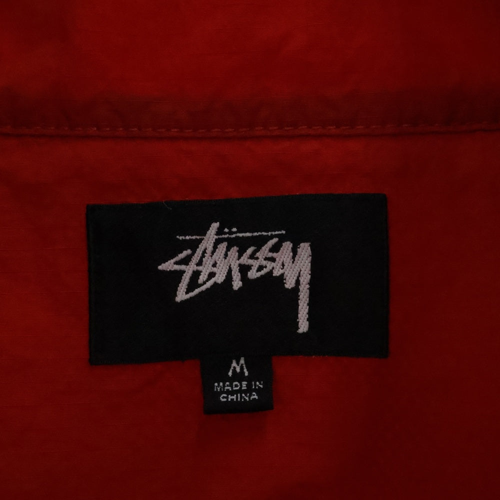 STUSSY(ステューシー) ジップアップナイロンジャケット ブルゾン レッド