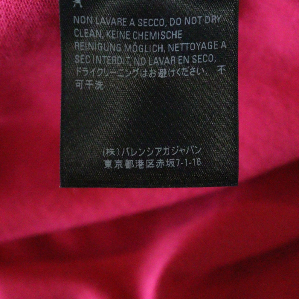 BALENCIAGA(バレンシアガ) 21SS Logo Here Flatground T-Shirt ロゴプリント 半袖Tシャツ ピンク 651795 TKV81
