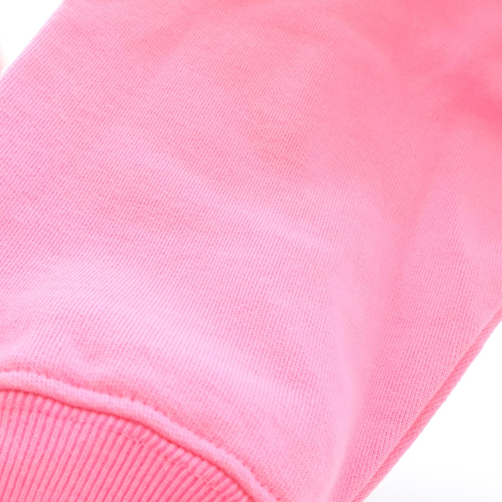 BALENCIAGA(バレンシアガ) Political Campaign Logo Hooded Sweatshirt キャンペーンロゴプリントプルオーバースウェットパーカー フーディー ピンク 578135 TJVD4