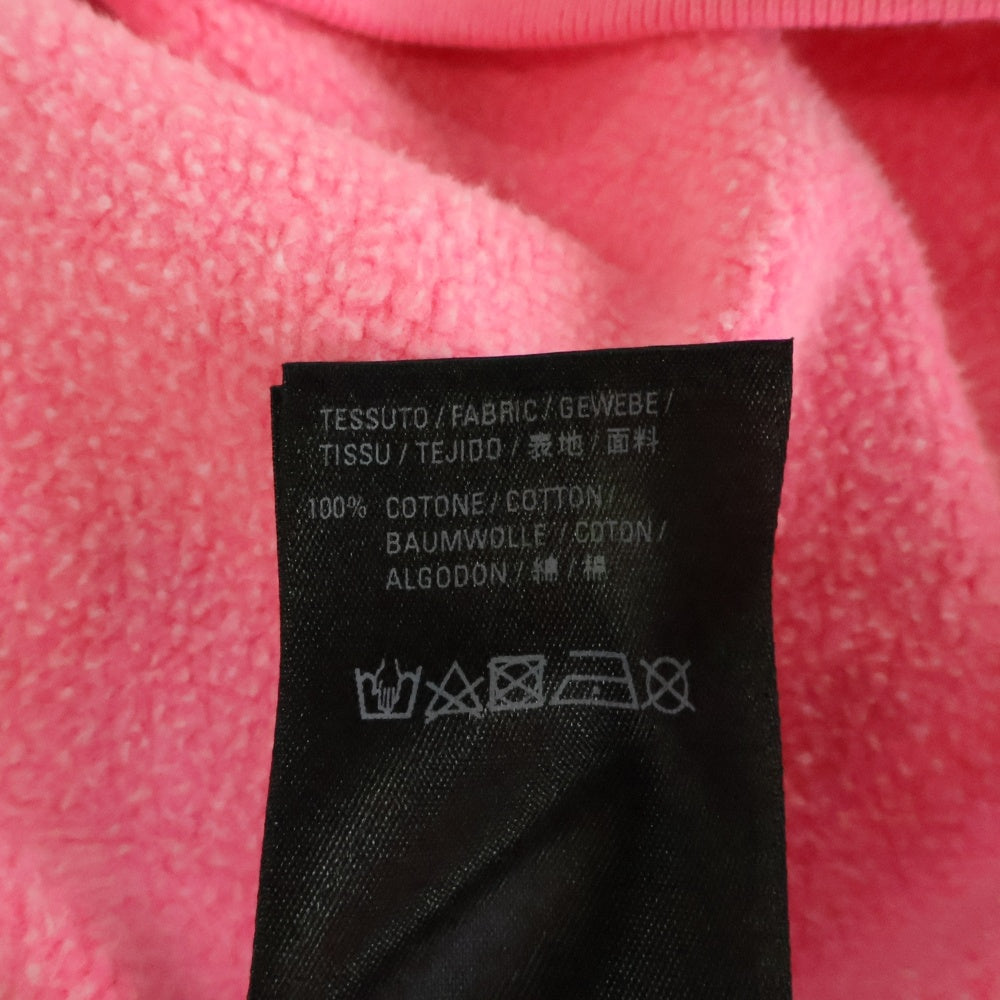 BALENCIAGA(バレンシアガ) Political Campaign Logo Hooded Sweatshirt キャンペーンロゴプリントプルオーバースウェットパーカー フーディー ピンク 578135 TJVD4