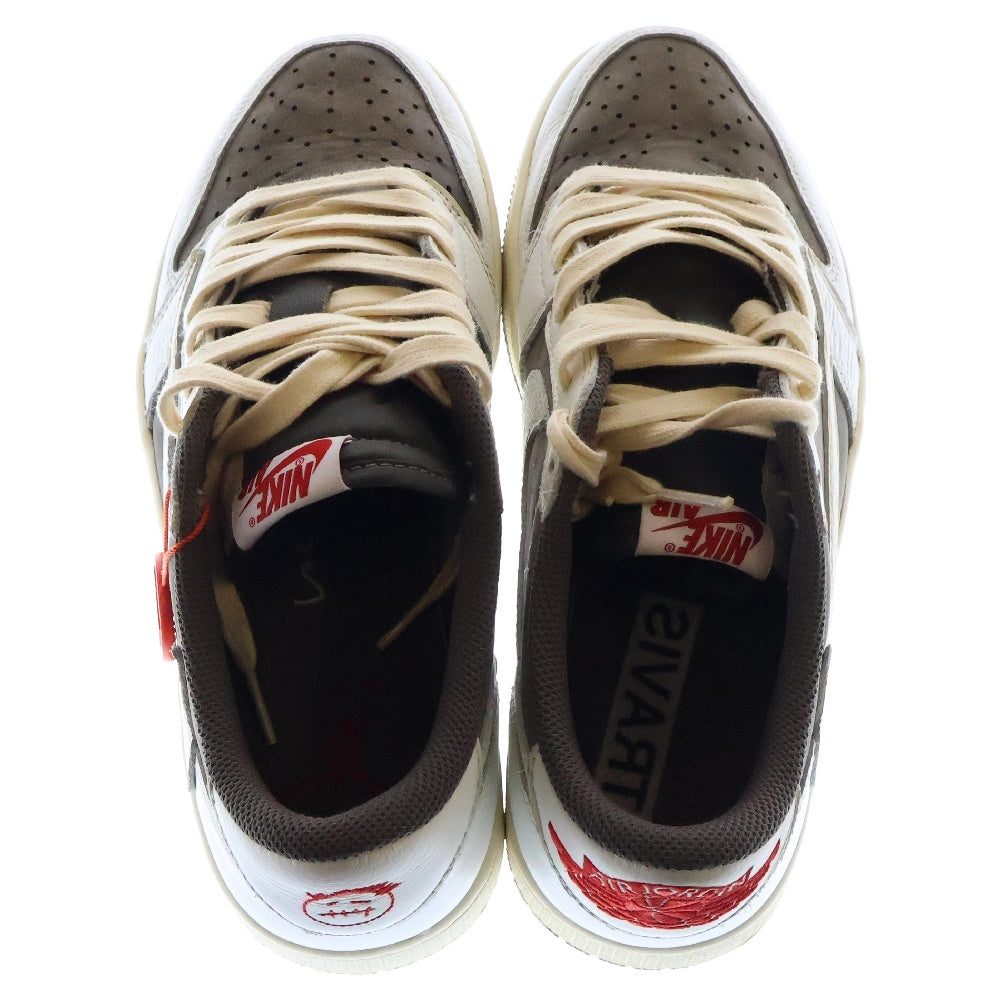 NIKE(ナイキ) ×TRAVIS SCOTT AIR JORDAN 1 LOW OG REVERSE MOCHA トラヴィススコット エアジョーダン1 リバースモカ ローカットスニーカー ブラウン US8.5/26.5cm DM7866-162