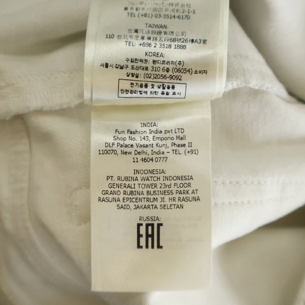 FENDI(フェンディ) 23SS Bermudas Beige denim trouserss デニムショートパンツ ハーフパンツ ベージュ FLP307 AMYU