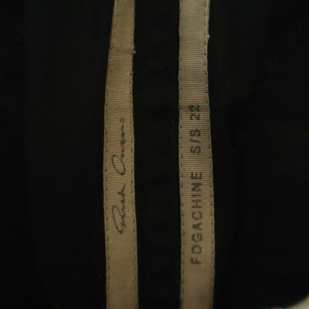 Rick Owens(リックオウエンス) 22SS BAUHAUS CARGO バウハウス カーゴ パンツ ブラック RU01B1377-TE