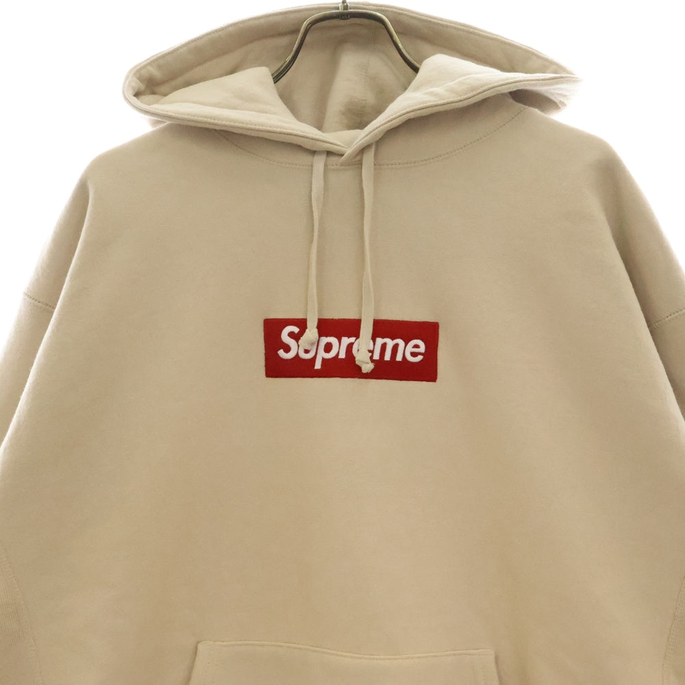SUPREME(シュプリーム) 24AW Box Logo Hooded Sweatshirt ボックスロゴ プルオーバースウェットパーカー ベージュ