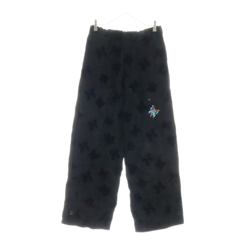 LOUIS VUITTON(ルイヴィトン) 23AW バタフライエンブロイダリーロゴ レーヨンパンツ ブラック RM232F R60 HPFP1W