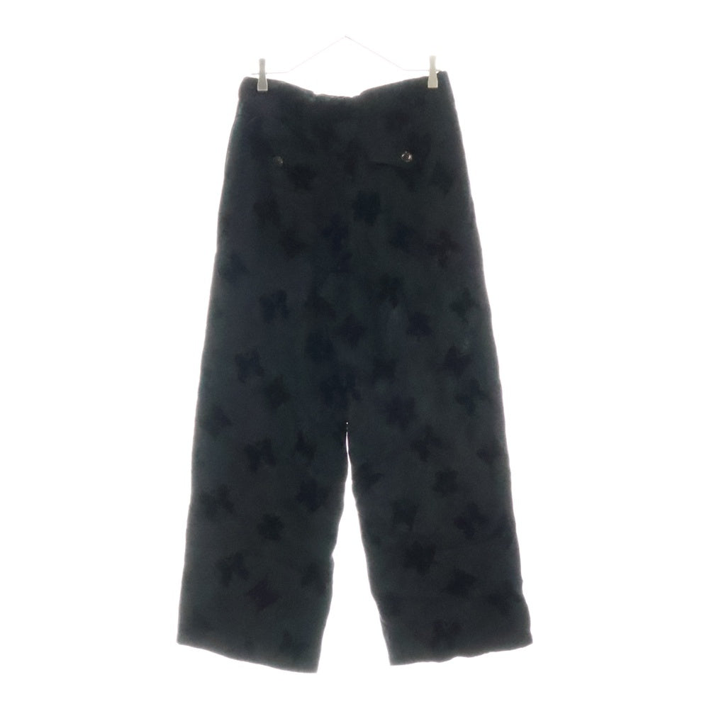 LOUIS VUITTON(ルイヴィトン) 23AW バタフライエンブロイダリーロゴ レーヨンパンツ ブラック RM232F R60 HPFP1W