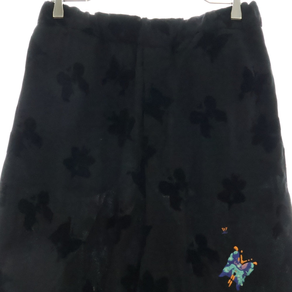 LOUIS VUITTON(ルイヴィトン) 23AW バタフライエンブロイダリーロゴ レーヨンパンツ ブラック RM232F R60 HPFP1W