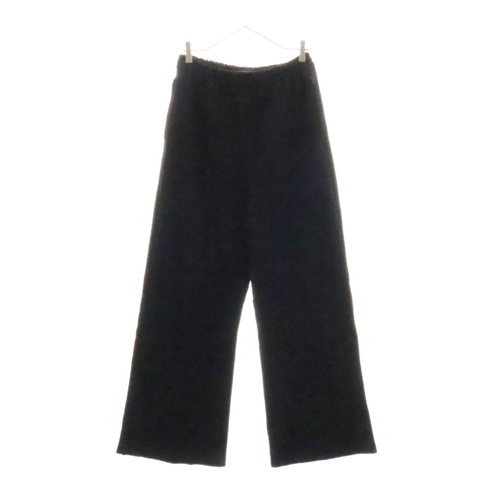 BALENCIAGA(バレンシアガ) Eveningwear Sweat Pants ワイドスウェットパンツ スラックス ブラック 726016 TNV08