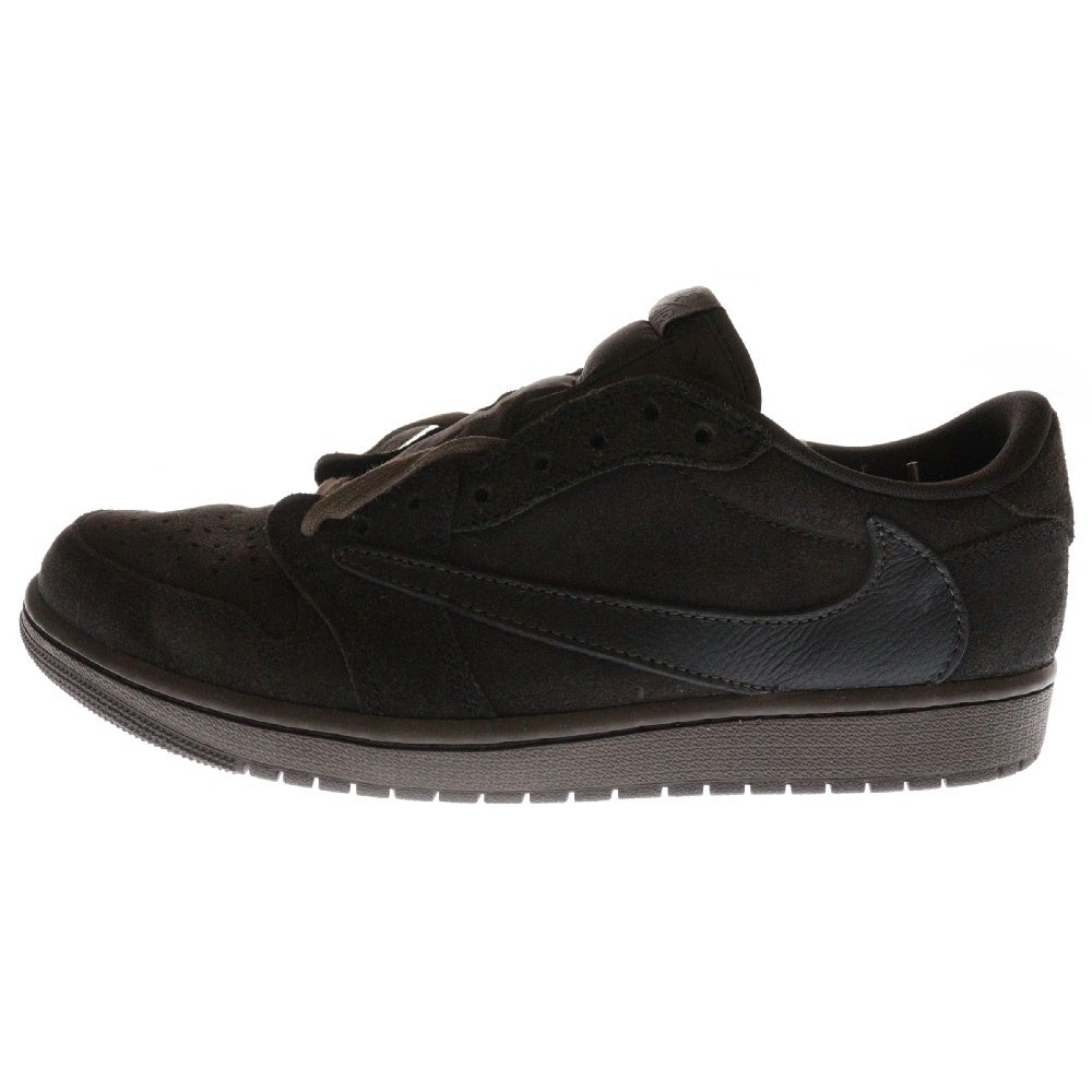 NIKE(ナイキ) ×TRAVIS SCOTT AIR JORDAN 1 LOW OG SP VELVET BROWN DM7866-202 トラヴィススコット エアジョーダン1 ベルベットブラウン ローカットスニーカー US10.5/28.5cm