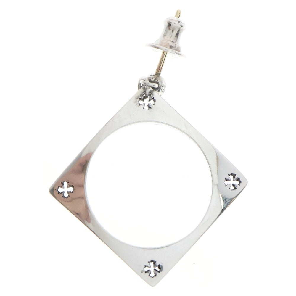 CHROME HEARTS(クロムハーツ) CH KH SQUARE CIRCLE スクエアサークル シルバーピアス