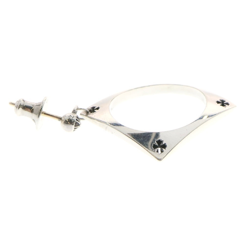CHROME HEARTS(クロムハーツ) CH KH SQUARE CIRCLE スクエアサークル シルバーピアス