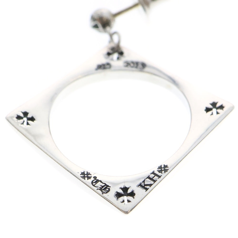 CHROME HEARTS(クロムハーツ) CH KH SQUARE CIRCLE スクエアサークル シルバーピアス