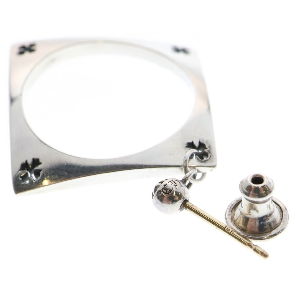 CHROME HEARTS(クロムハーツ) CH KH SQUARE CIRCLE スクエアサークル シルバーピアス