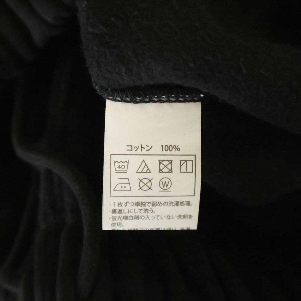 COOTIE(クーティー) Open End Yarn Heavy Oz Sweat Easy Pants ロゴプリント ヘビーオンス スウェットパンツ ブラック