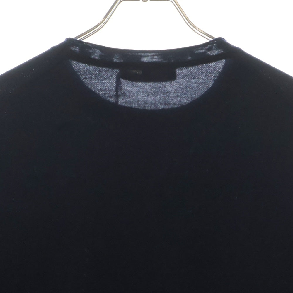 Loro Piana(ロロピアーナ) ウールニット 長袖クルーネックトレーナー ネイビー MAD4122