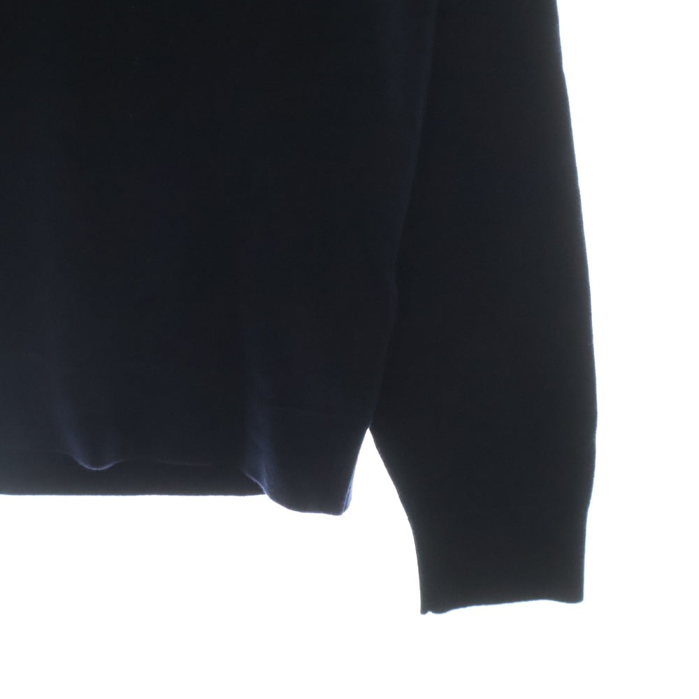 Loro Piana(ロロピアーナ) ウールニット 長袖クルーネックトレーナー ネイビー MAD4122