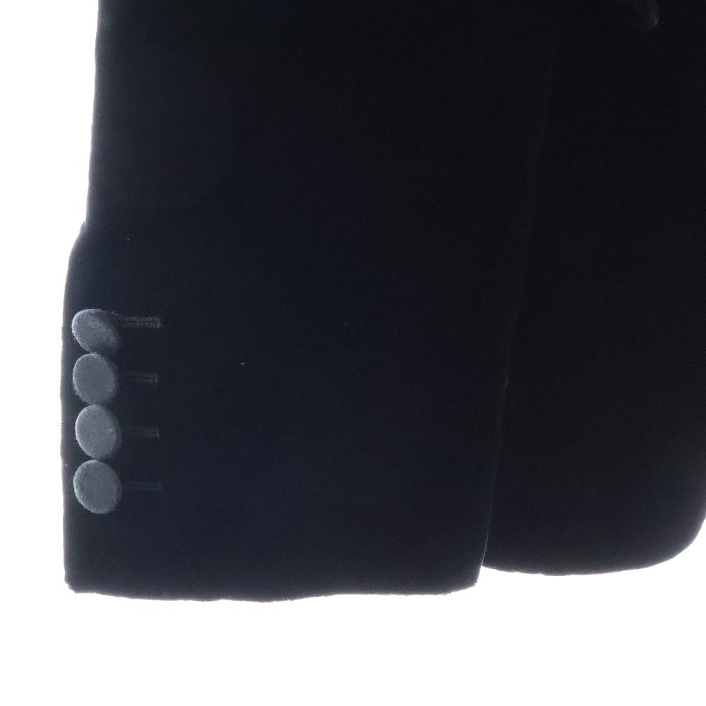 SAINT LAURENT PARIS(サンローランパリ) 1B Velor Tailored Jacket ベロアテーラードジャケット ブラック 484520 Y525R