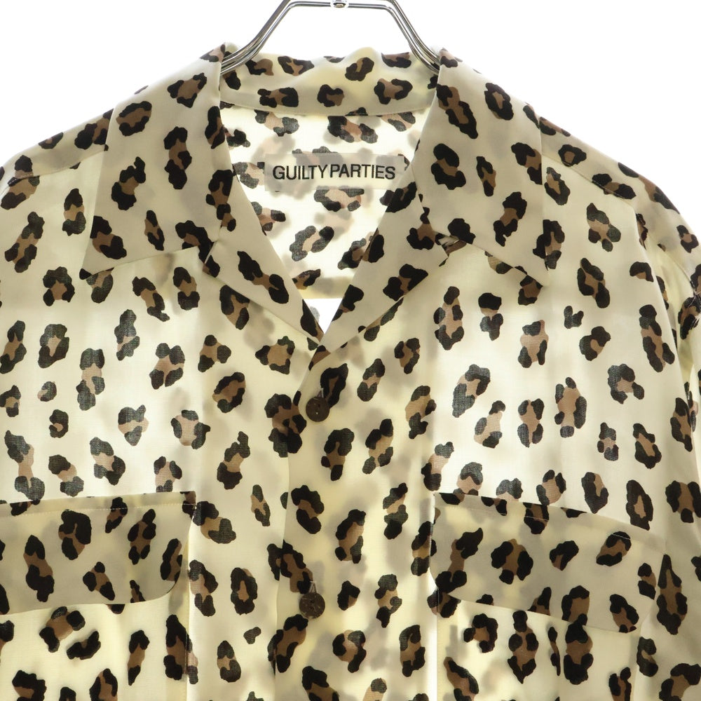 WACKO MARIA(ワコマリア) 24AW HAWAIIAN SHIRT TYPE-2 総柄長袖シャツ ベージュ
