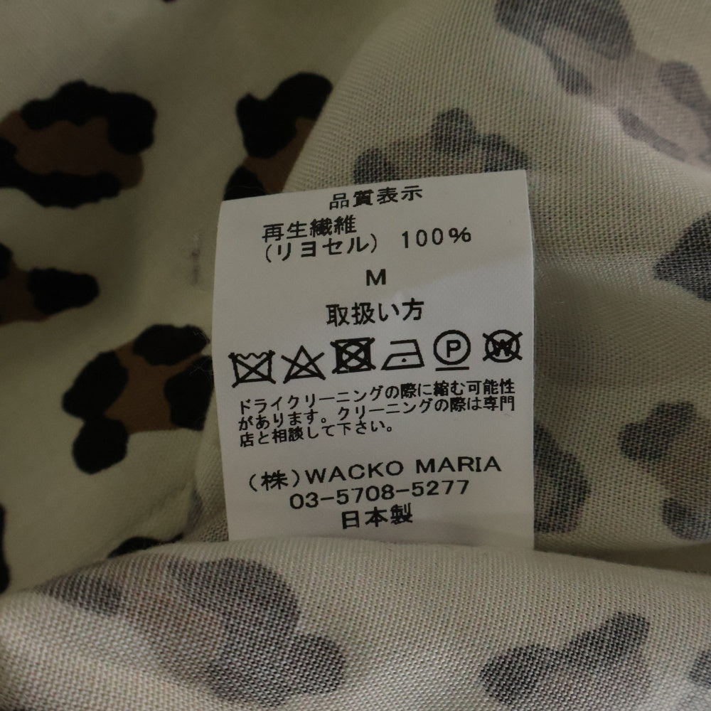 WACKO MARIA(ワコマリア) 24AW HAWAIIAN SHIRT TYPE-2 総柄長袖シャツ ベージュ