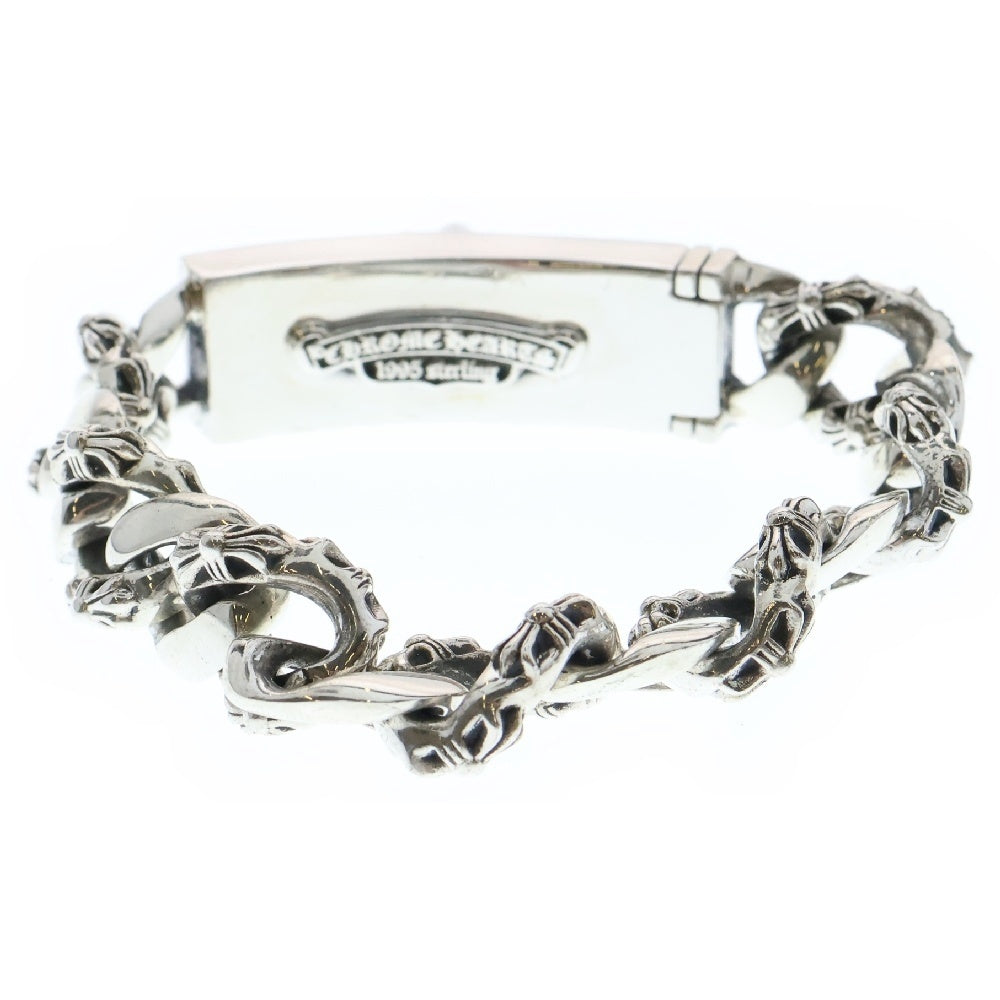 CHROME HEARTS(クロムハーツ) 13LINK ID DAGGER AFTER B/D ダガーIDファンシーブレスレット アフターブラックダイヤ シルバー