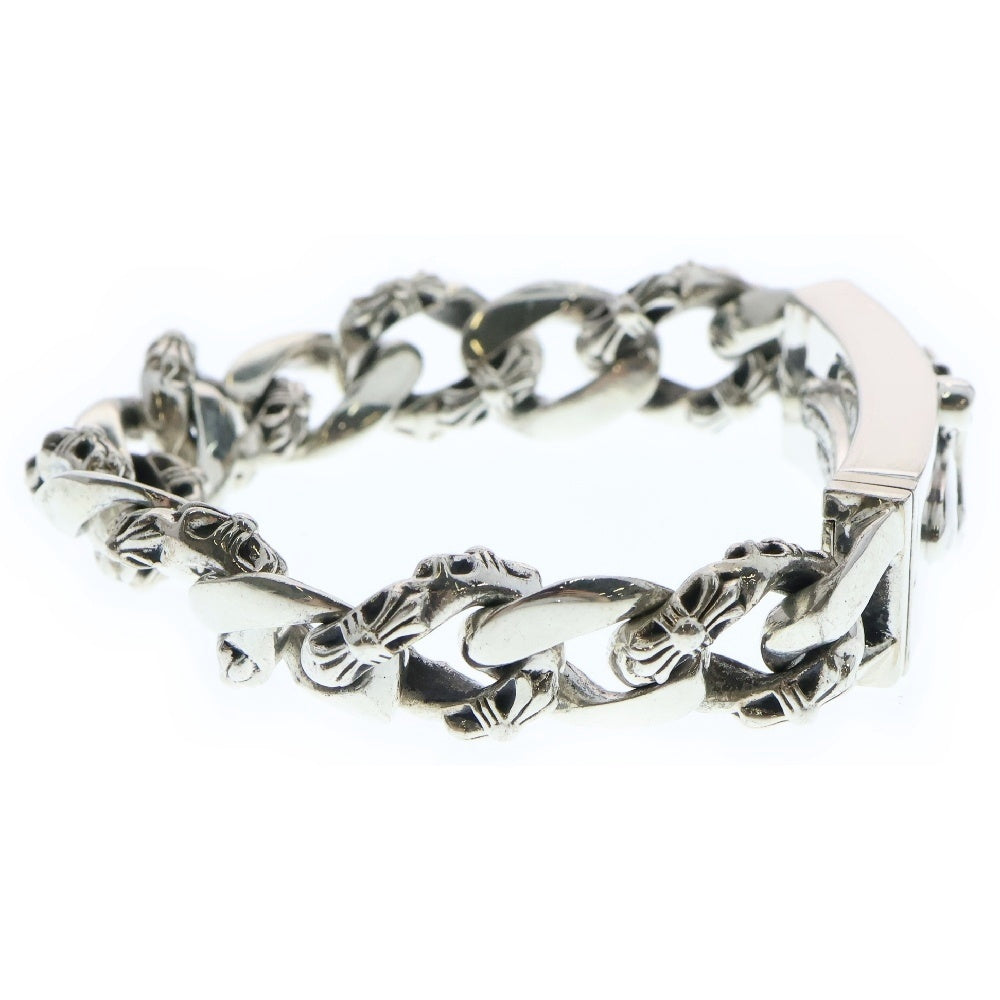 CHROME HEARTS(クロムハーツ) 13LINK ID DAGGER AFTER B/D ダガーIDファンシーブレスレット アフターブラックダイヤ シルバー