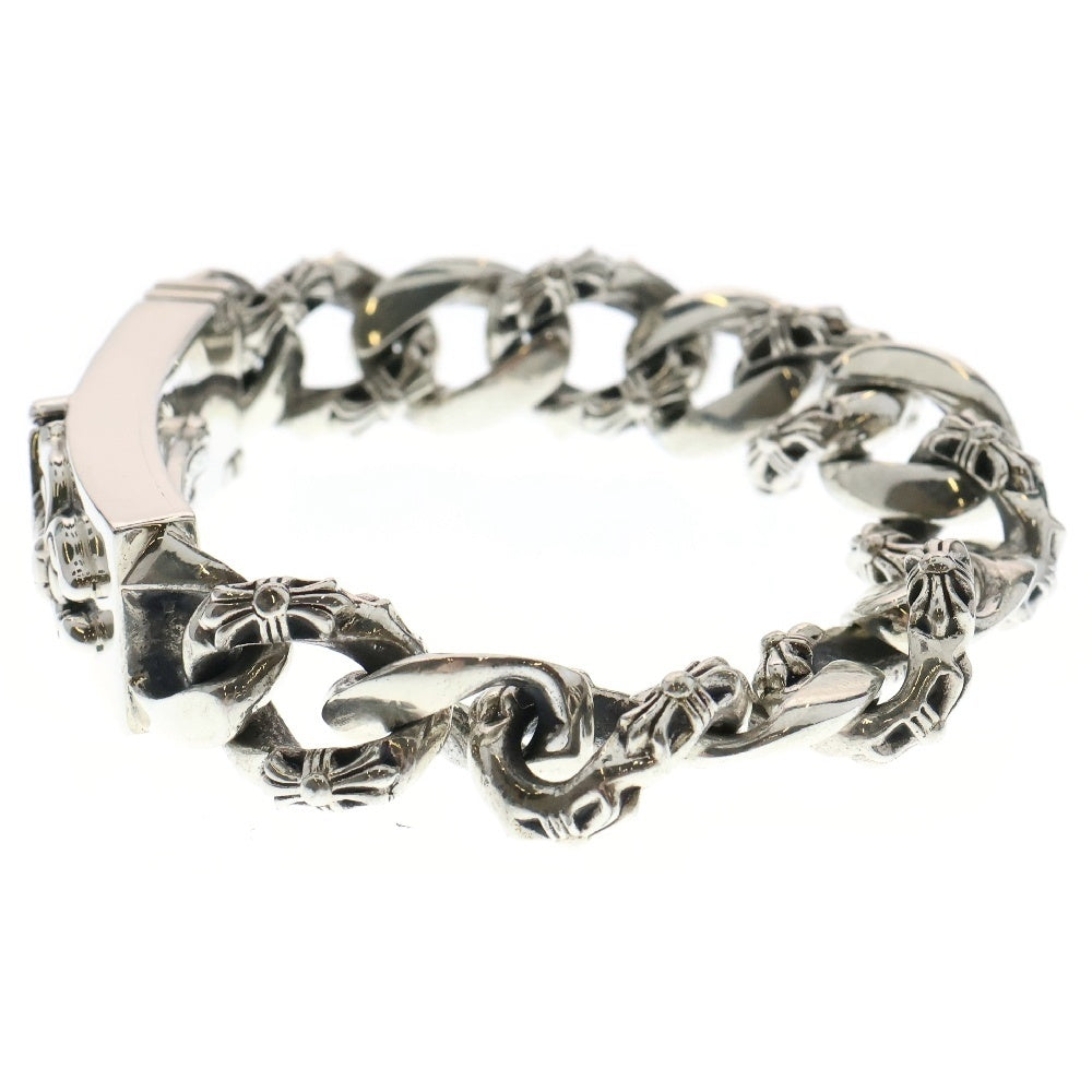 CHROME HEARTS(クロムハーツ) 13LINK ID DAGGER AFTER B/D ダガーIDファンシーブレスレット アフターブラックダイヤ シルバー