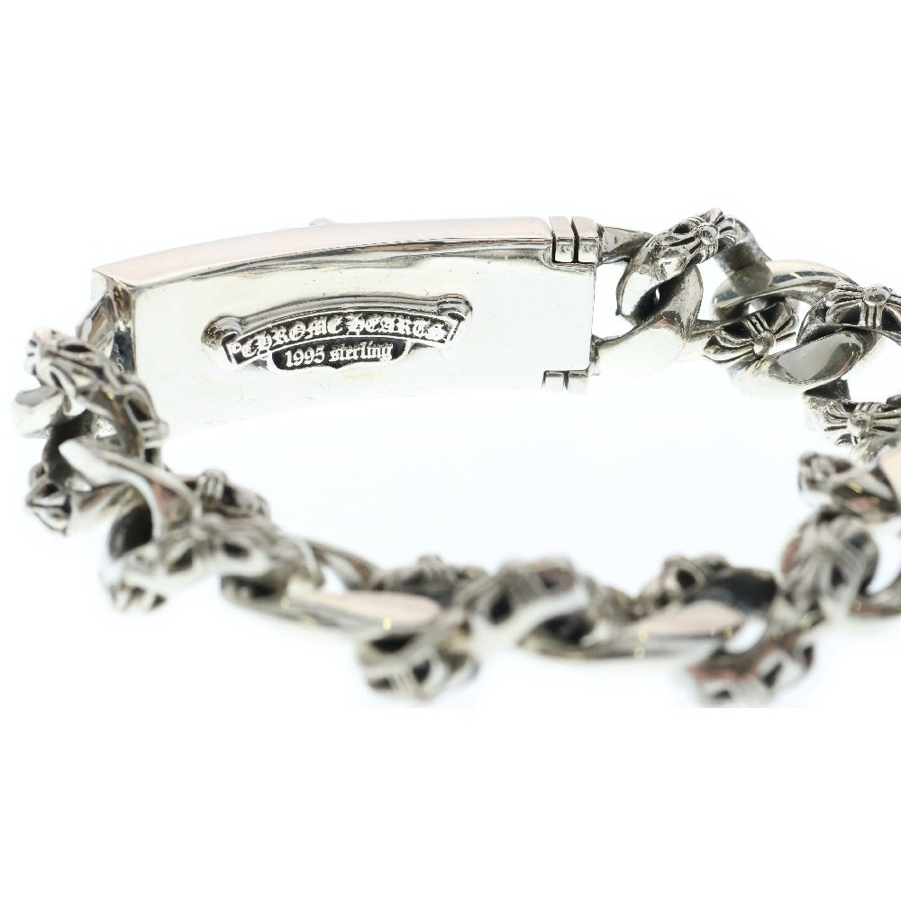 CHROME HEARTS(クロムハーツ) 13LINK ID DAGGER AFTER B/D ダガーIDファンシーブレスレット アフターブラックダイヤ シルバー