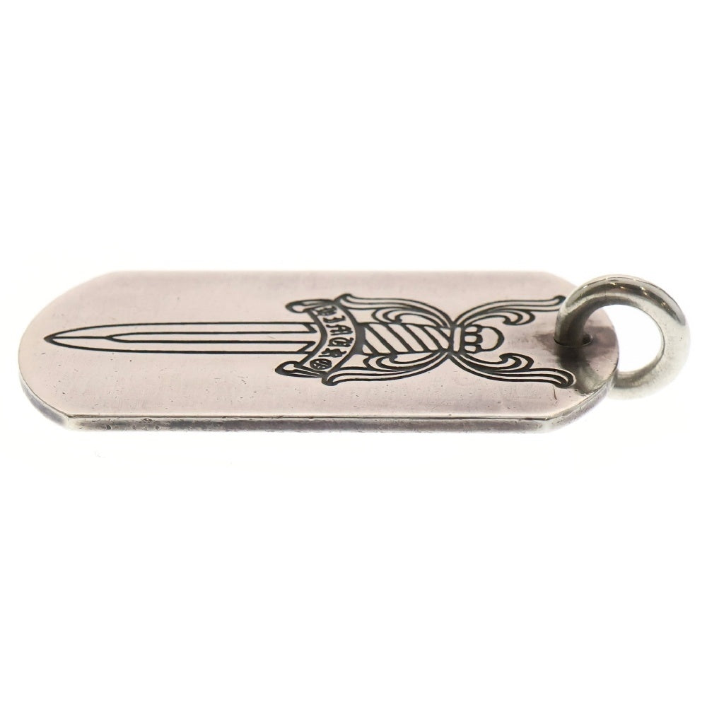 CHROME HEARTS(クロムハーツ) D/TAG LRG KYOUSKE HIMURO 氷室京介 ダガーラージドッグタグ ネックレストップ シルバー