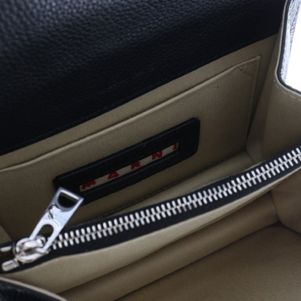 MARNI(マルニ) RUNK SOFT MINI トランクソフトミニ ショルダーバッグ ブラック SBMQ0046L2