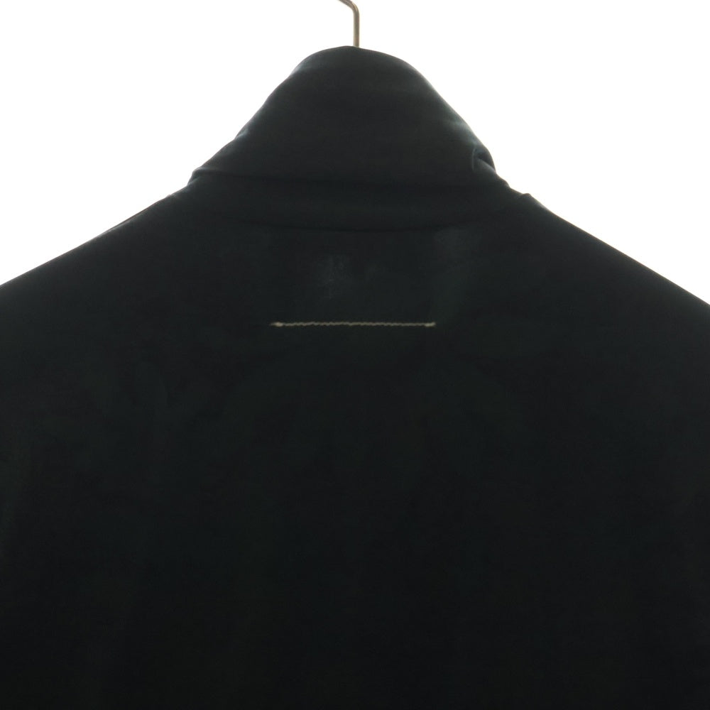 MM6 Maison Margiela(エムエムシックスメゾンマルジェラ) 23AW Printed Long-Sleeve Turtle Neck Top 総柄タートルネック長袖Tシャツ インナー ブラック レディース S62NH0019 S24636