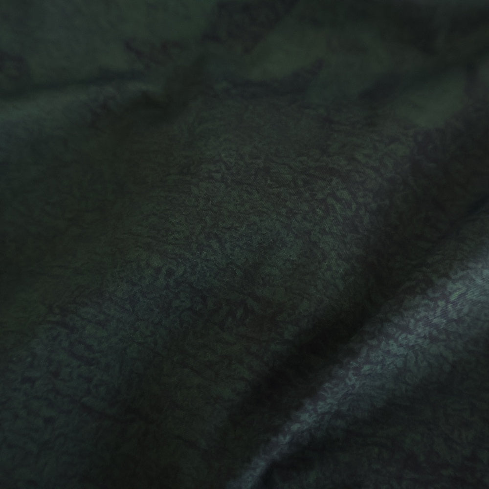 MM6 Maison Margiela(エムエムシックスメゾンマルジェラ) 23AW Printed Long-Sleeve Turtle Neck Top 総柄タートルネック長袖Tシャツ インナー ブラック レディース S62NH0019 S24636