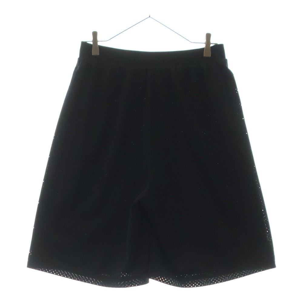 MONCLER(モンクレール) PANTALONI メッシュハーフパンツ ショーツ ブラック H10918H00001 899KR
