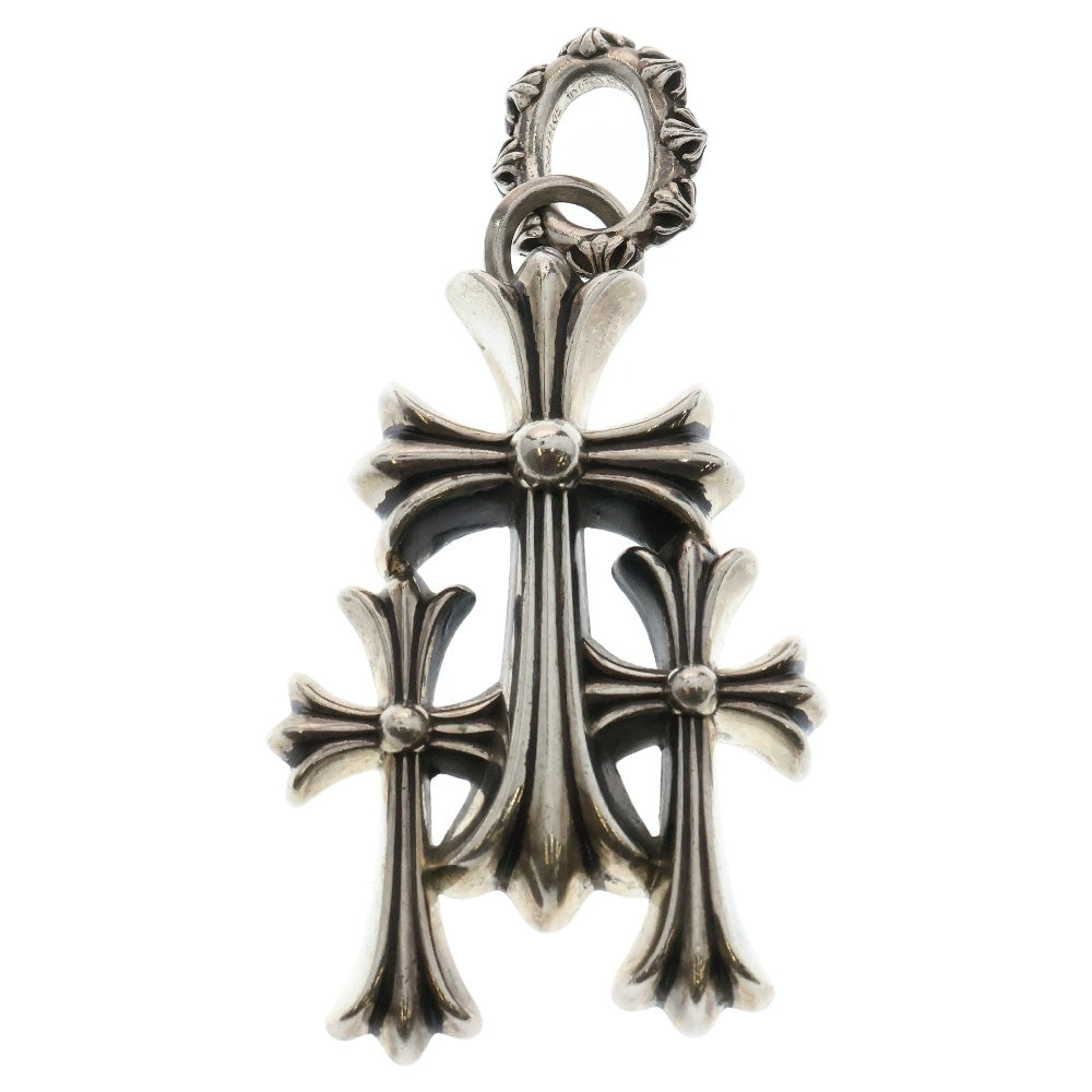 CHROME HEARTS(クロムハーツ) TRIPLE CROSS LG ラージトリプルクロス ペンダントトップ シルバー