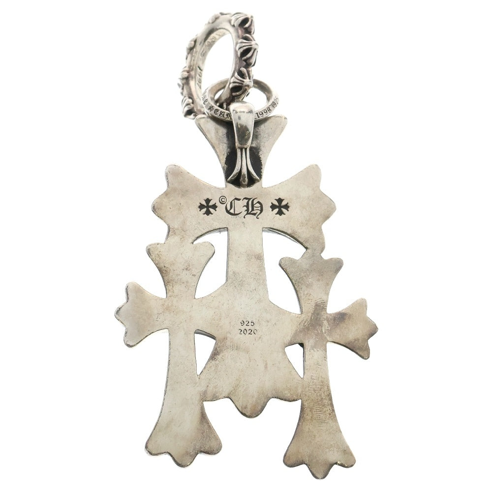 CHROME HEARTS(クロムハーツ) TRIPLE CROSS LG ラージトリプルクロス ペンダントトップ シルバー